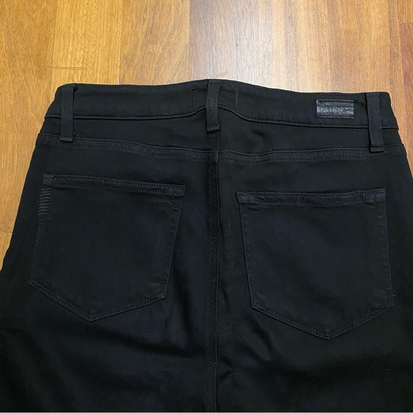 PAIGE Hoxton Ultra Skinny jeans in Black Shadow, size 28 / medium - Picture 6 of 15